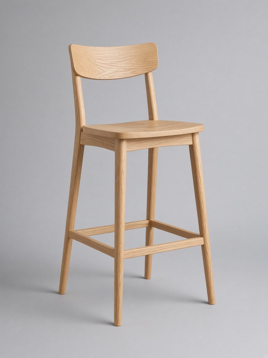 Counter Stool — Oak finish