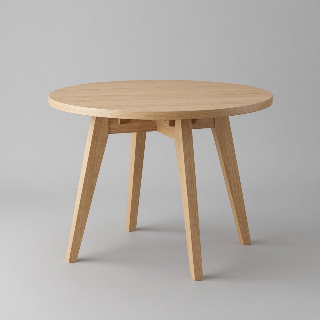 Round Dining Table for 4